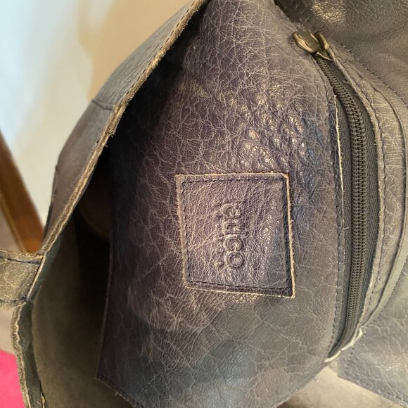 Latico Margie Shoulder Tote Bag in Blue Gray 100% Leather - Picture 5 of 7